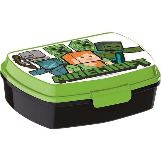 SANDWICHERA RECTANGULAR MINECRAFT STOR 17X14X5.60 CM image 0