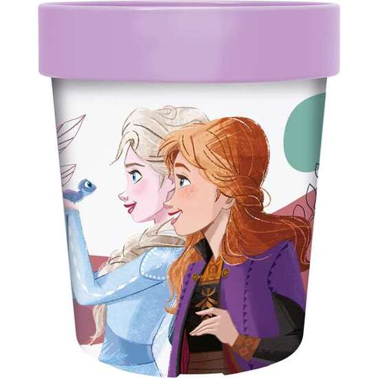 STOR VASO ANTIDESLIZANTE PREMIUM BICOLOR 260 ML. FROZEN TRUST THE JOURNEY image 0