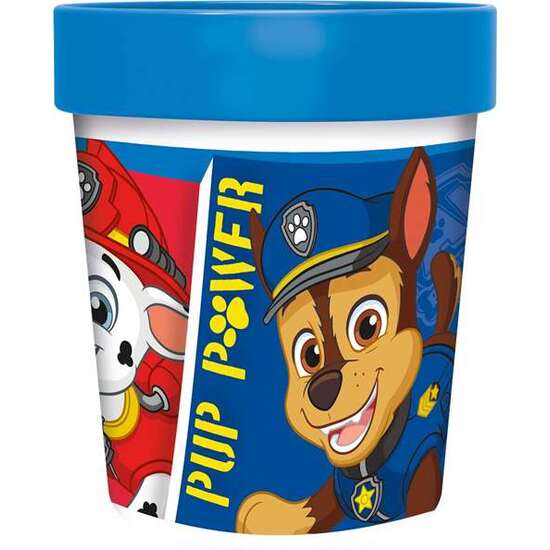 STOR VASO ANTIDESLIZANTE PREMIUM BICOLOR 260 ML. PAW PATROL PUP POWER image 0