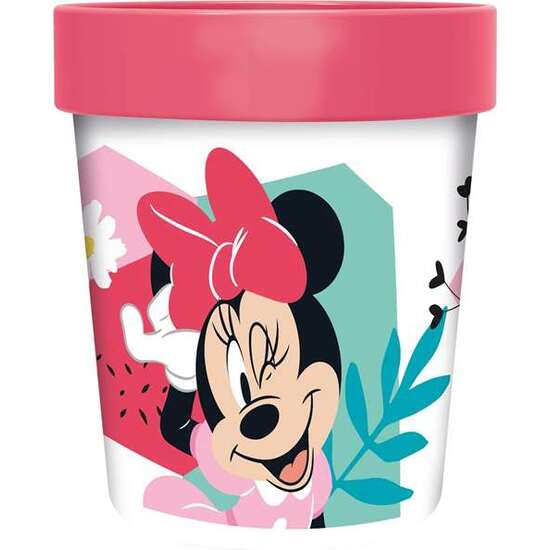 STOR VASO ANTIDESLIZANTE PREMIUM BICOLOR 260 ML. MINNIE MOUSE BEING MORE MINNIE image 0