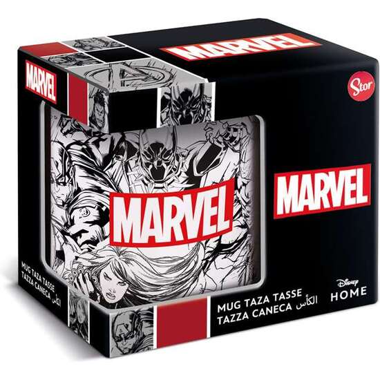 TAZA CERAMICA EN CAJA REGALO MARVEL 325 ML image 0