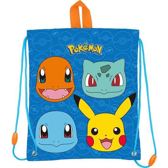 STOR BOLSA MERIENDA POKEMON FACES image 0