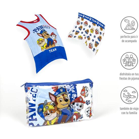 PIJAMA TIRANTES SINGLE JERSEY NECESER PAW PATROL image 5