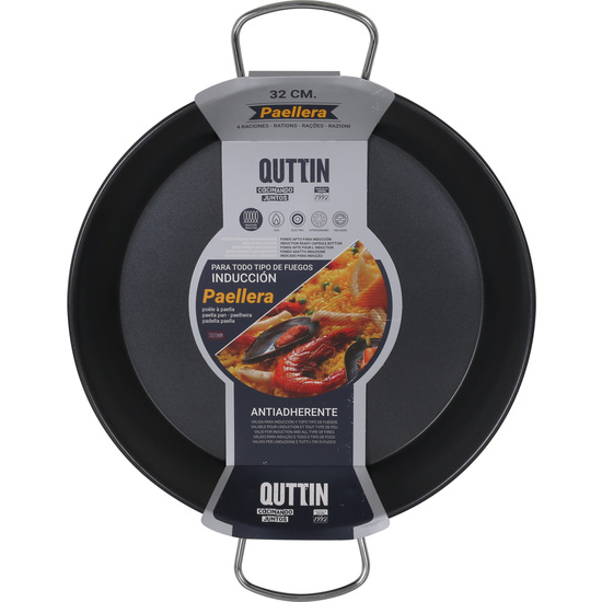 32CM PAELLA PAN INDUCTION QUTTIN image 1