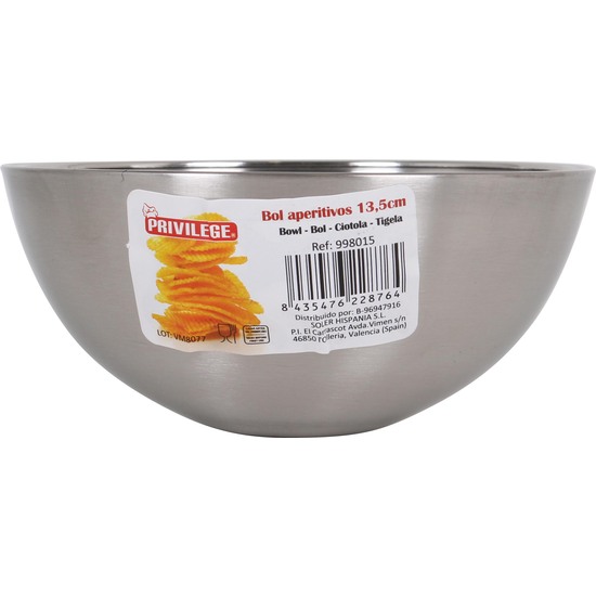 BOWL APERITIF INOX 12CM MATT image 1