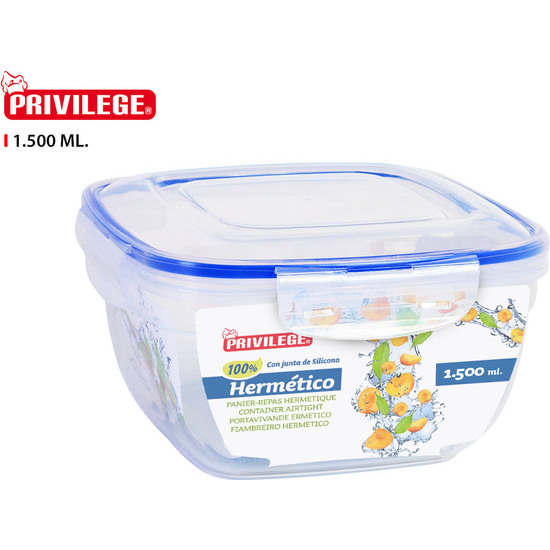 1500ML LUNCH BOX HERMETIC SEAL PRIVILEGE image 0