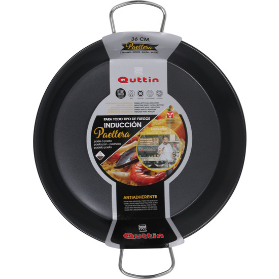 36CM PAELLA PAN INDUCTION QUTTIN image 1
