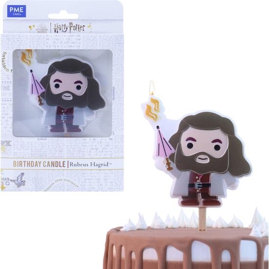 VELA DE CUMPLEAÑOS PERSONAJE RUBEUS HAGRID 10 CM image 0