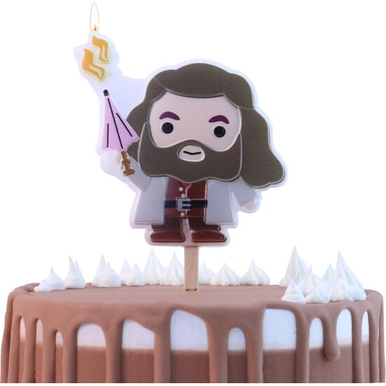 VELA DE CUMPLEAÑOS PERSONAJE RUBEUS HAGRID 10 CM image 1