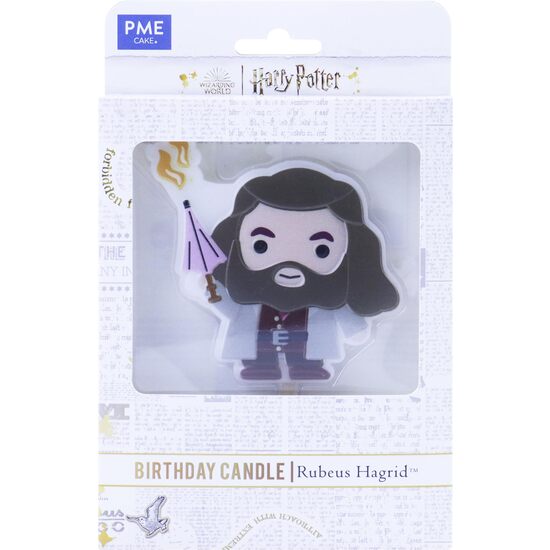 VELA DE CUMPLEAÑOS PERSONAJE RUBEUS HAGRID 10 CM image 2