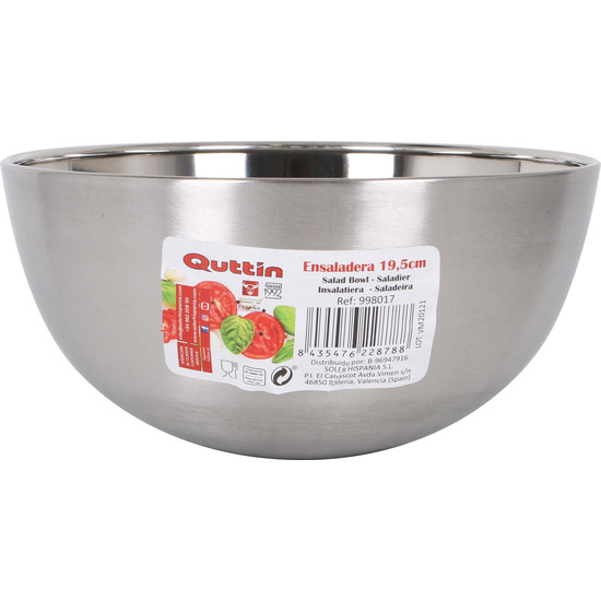 SALAD BOWL APERITIF INOX 20CM image 1