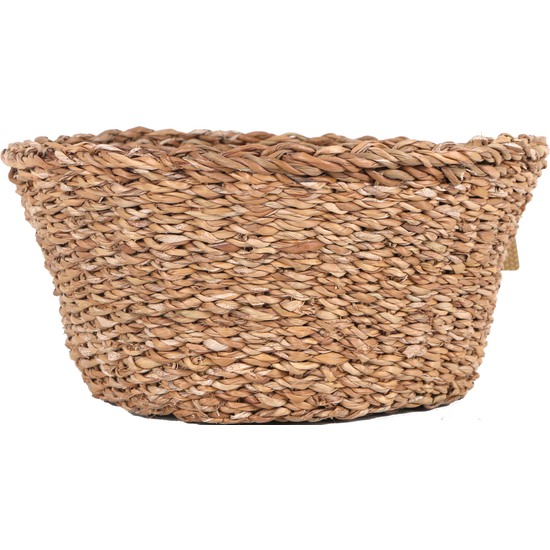 CONICAL SEAGRASS BASKET Ш30X13CM  image 1
