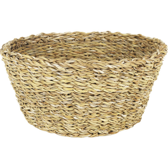 CONICAL SEAGRASS BASKET Ш30X13CM  image 6