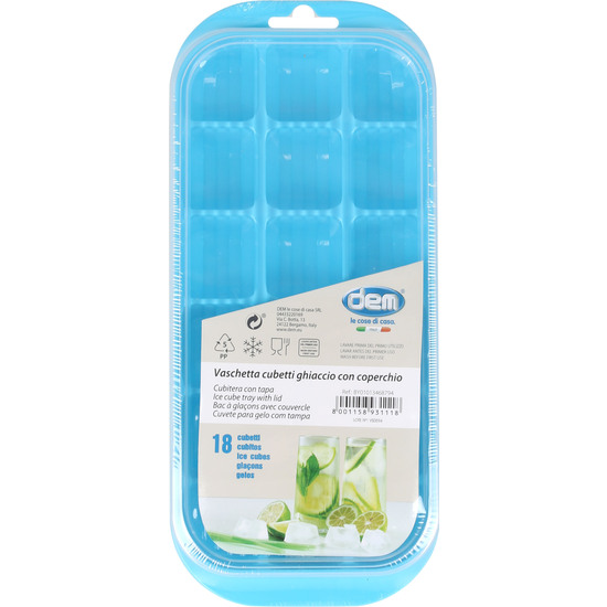 ICE TRAY W/18 ICE CUBES W/LID PRIVILEGE image 1