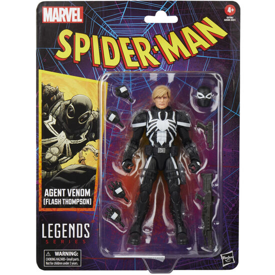 FIGURA AGENT VENOM FLASH THOMPSON SPIDER-MAN MARVEL 15CM image 2