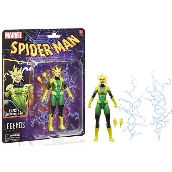 FIGURA ELECTRO FRANCINE FRYE SPIDER-MAN MARVEL 15CM image 0