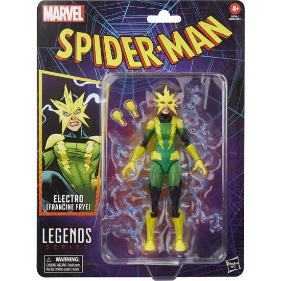 FIGURA ELECTRO FRANCINE FRYE SPIDER-MAN MARVEL 15CM image 3