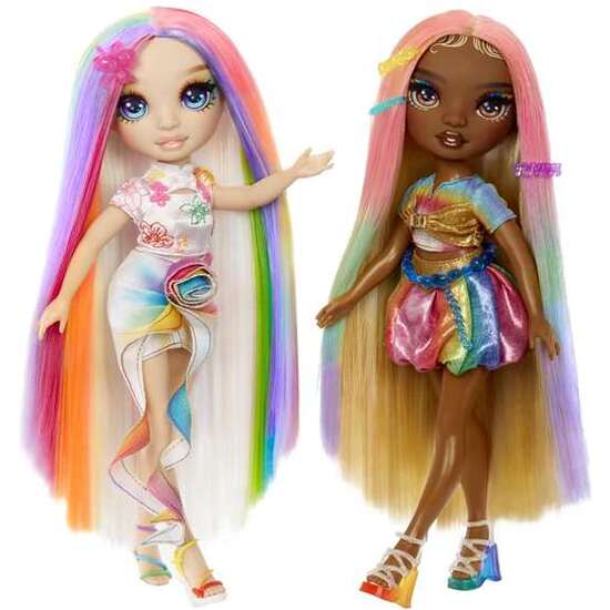 MUÑECA RAINBOW HIGH HAIR CHALK & STYLE DOLL- AMAYA. CON PELO EXTRA LARGO PARA CEPILLARY TEÑIR. 30,48X19X8,10 CM image 3