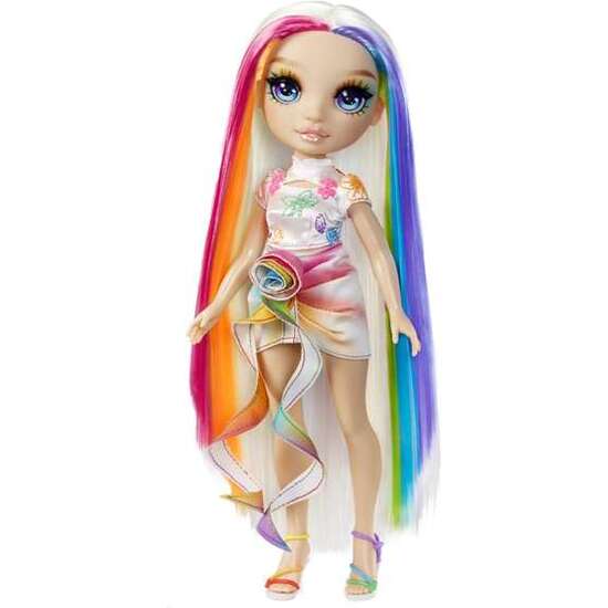 MUÑECA RAINBOW HIGH HAIR CHALK & STYLE DOLL- AMAYA. CON PELO EXTRA LARGO PARA CEPILLARY TEÑIR. 30,48X19X8,10 CM image 5