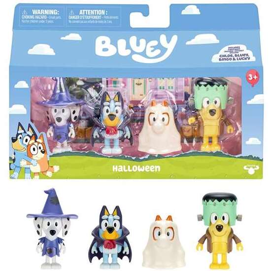 FIGURA BLUEY PACK DE 4 FIGURAS CON DIFERENTEES TEMAS. 6 CM - MODELOS SURTIDOS image 3