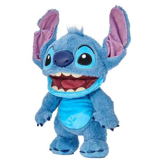 PELUCHE INTERACTIVO CHATTY STITCH CON MAS DE 100 SONIDOS Y MOVIMIENTOS. RESPONDE AL TACTO Y FUNCIONA COMO MARIONETA.33,5X25X14 CM image 3