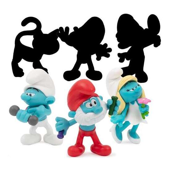 FIGURA PITUFOS. ¡COLECCIONA LAS FI GURAS DE LA PELICULA DE LOS PITUFOS! 7,5 CM. - MODELOS SURTIDOS image 0