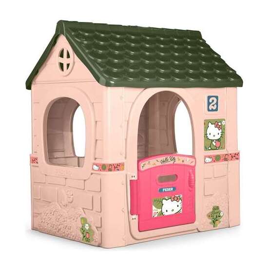CASA HELLO KITTY HOUSE CON PUERTA ABATIBLE.34X18X1.40 CM image 0