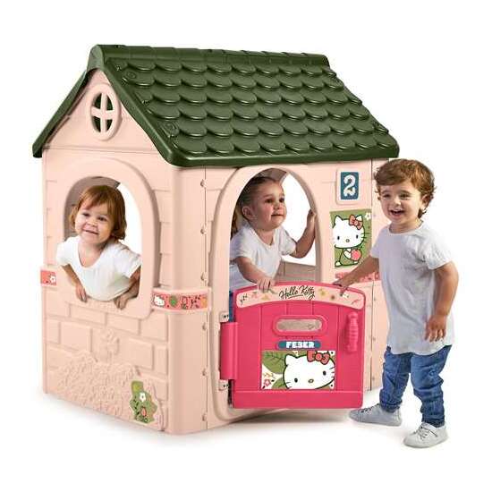 CASA HELLO KITTY HOUSE CON PUERTA ABATIBLE.34X18X1.40 CM image 1