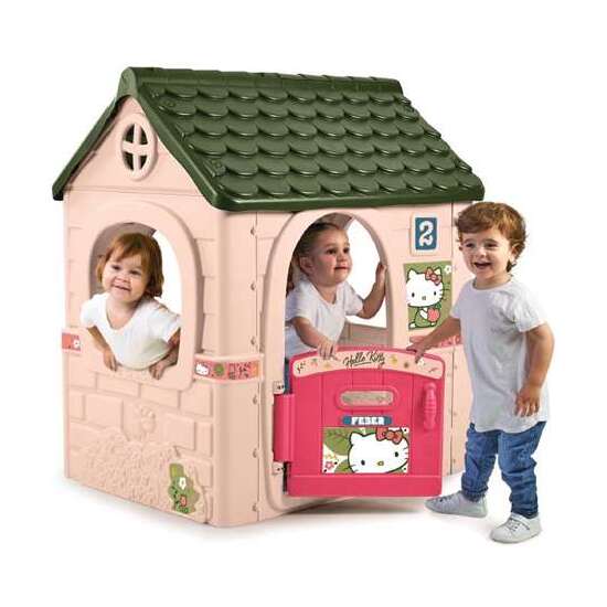 CASA HELLO KITTY HOUSE CON PUERTA ABATIBLE.34X18X1.40 CM image 3