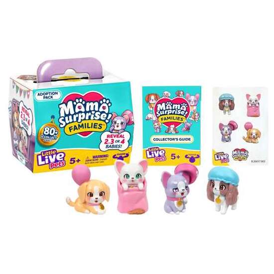 MASCOTA FAMILIA MAMA SORPRESA LITTLE LIVE PETS.¡DESCUBRE LA SORPRESA! ¿CUÁNTOS CACHORROS ENCONTRARÁS? image 1