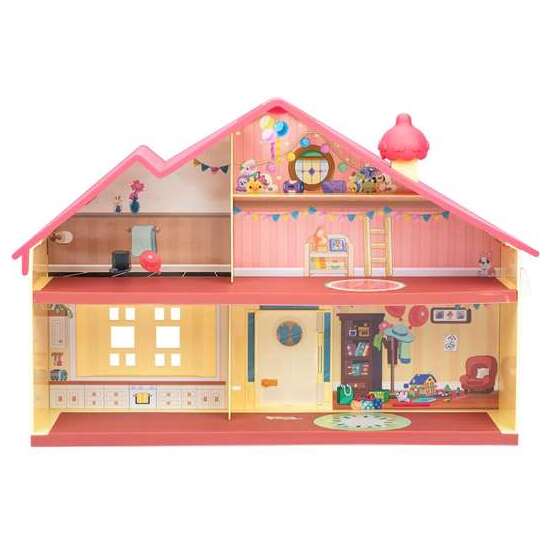 CASA CELEBRACION DE BLUEY.INCLUYE ONCE PIEZAS, UNA FIGURA DE BLUEY FESTIVO Y PEGATINAS PARA DECORAR LA CASA. image 4