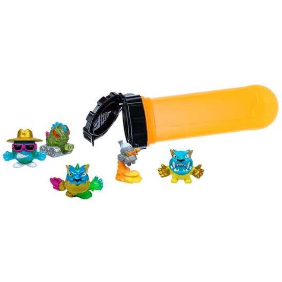 TUBO DE ENSAYO MRBEAST SWARMS PACK DE 5 FIGURAS.¡CREA TUS PROPIOS ENJAMBRES! AGREGA AGUA AL TUBO. image 2