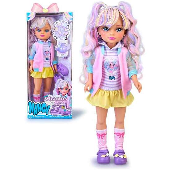 MUÑECA NANCY CHARMS IN STYLE 42 CM. INCLUYEN UNOS ZUECOS QUE PUEDEN PERSONALIZARSE CON VARIEDAD DE CHARMS. image 0