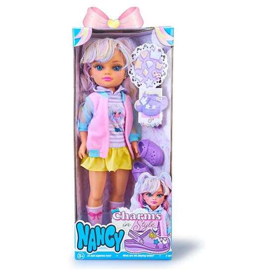 MUÑECA NANCY CHARMS IN STYLE 42 CM. INCLUYEN UNOS ZUECOS QUE PUEDEN PERSONALIZARSE CON VARIEDAD DE CHARMS. image 1