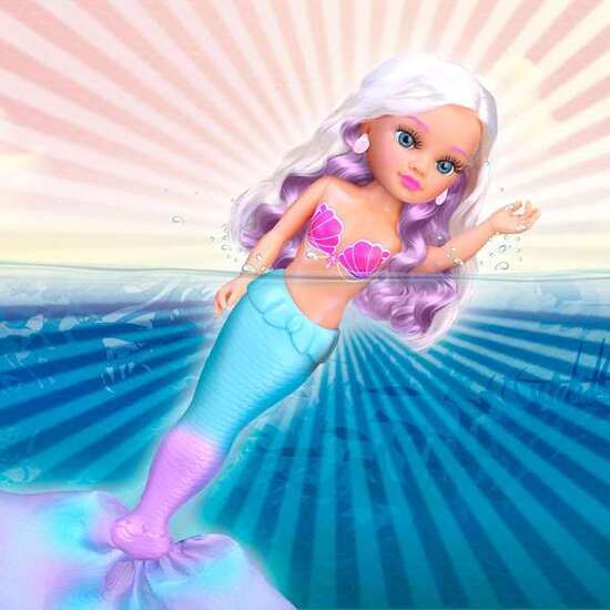 MUÑECA NANCY MAGIC COLOUR MERMAID ¡PODRÁS EXPLORAR EL OCÉANO COMO UNA AUTÉNTICA SIRENA! image 2