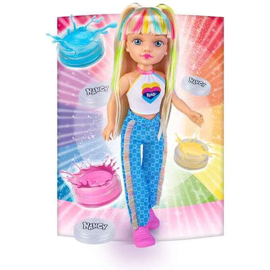 MUÑECA NANCY COLOUR MIX 43 CM. INCLUYE UN KIT CON 3 ACUARELAS image 4