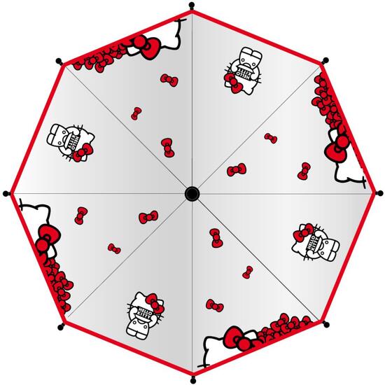 PARAGUAS MANUAL POE ADULTO HELLO KITTY image 0