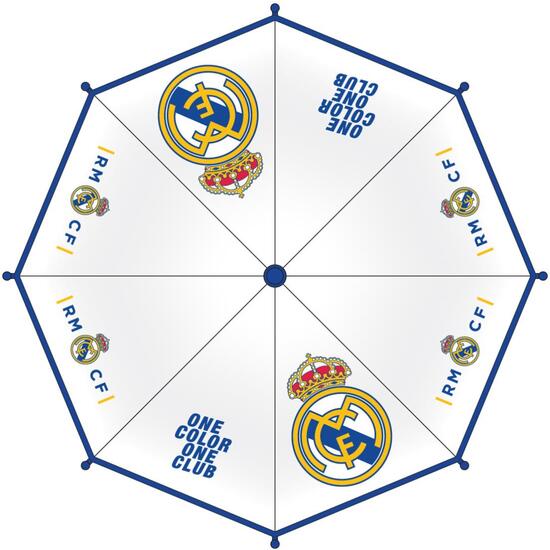 PARAGUAS MANUAL POE BURBUJA REAL MADRID image 0