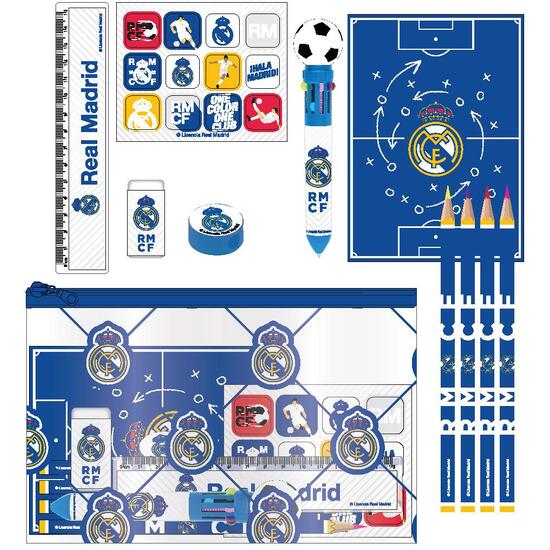 SET PAPELERÍA ESCOLAR EVA REAL MADRID image 0
