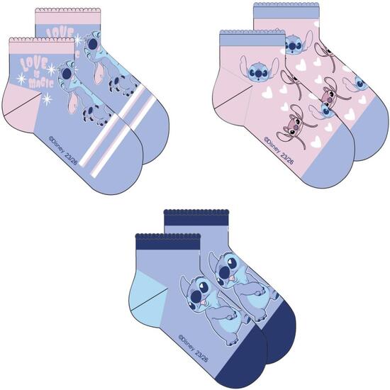 PACK CALCETINES 3 PIEZAS STITCH image 0