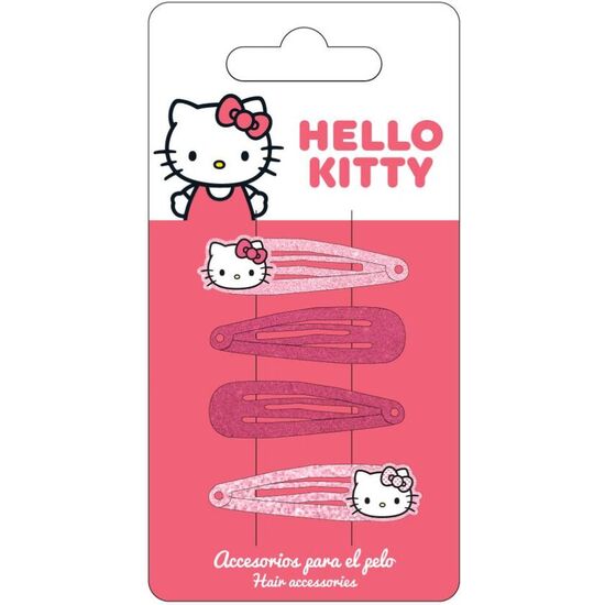 BLISTER 4 HORQUILLAS HELLO KITTY image 0