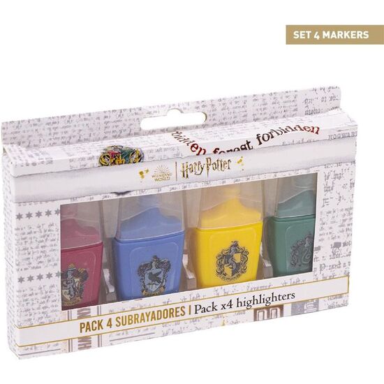 BLISTER 4 SUBRAYADORES HARRY POTTER image 0