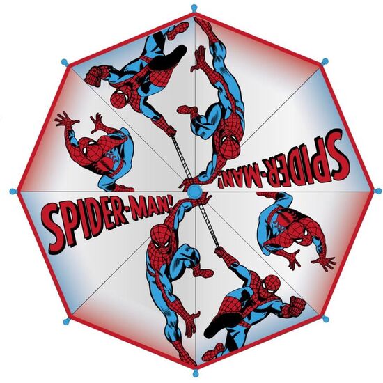 PARAGUAS MANUAL BURBUJA SPIDERMAN MARVEL 45CM image 0