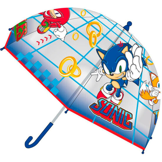PARAGUAS MANUAL BURBUJA SONIC THE HEDGEHOG image 1