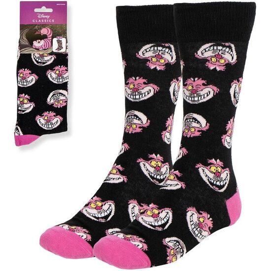 CALCETINES CHESHIRE ALICIA EN EL PAIS DE LAS MARAVILLAS DISNEY image 0