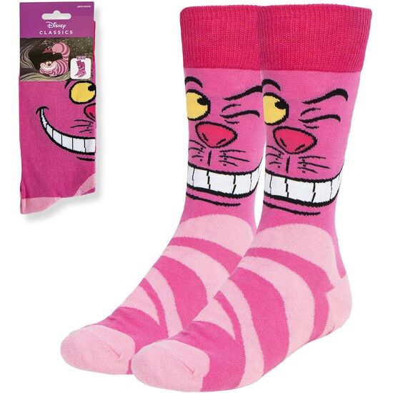 CALCETINES CHESHIRE ALICIA EN EL PAIS DE LAS MARAVILLAS DISNEY image 0