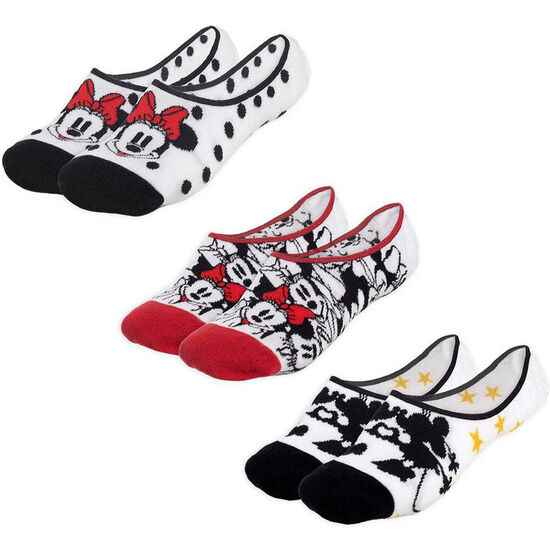 SET 3 CALCETINES MINNIE DISNEY ADULTO image 0