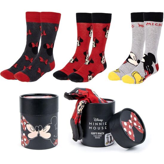 SET 3 CALCETINES MINNIE DISNEY ADULTO SURTIDO image 1