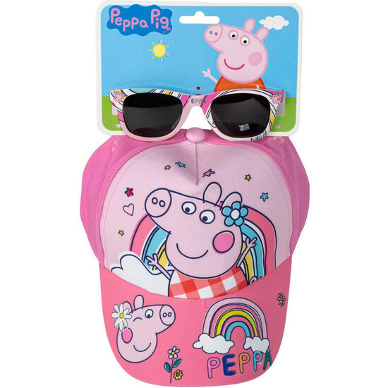 SET GORRA + GAFAS SOL PEPPA PIG image 0