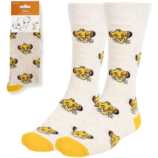 CALCETINES EL REY LEON DISNEY ADULTO image 0